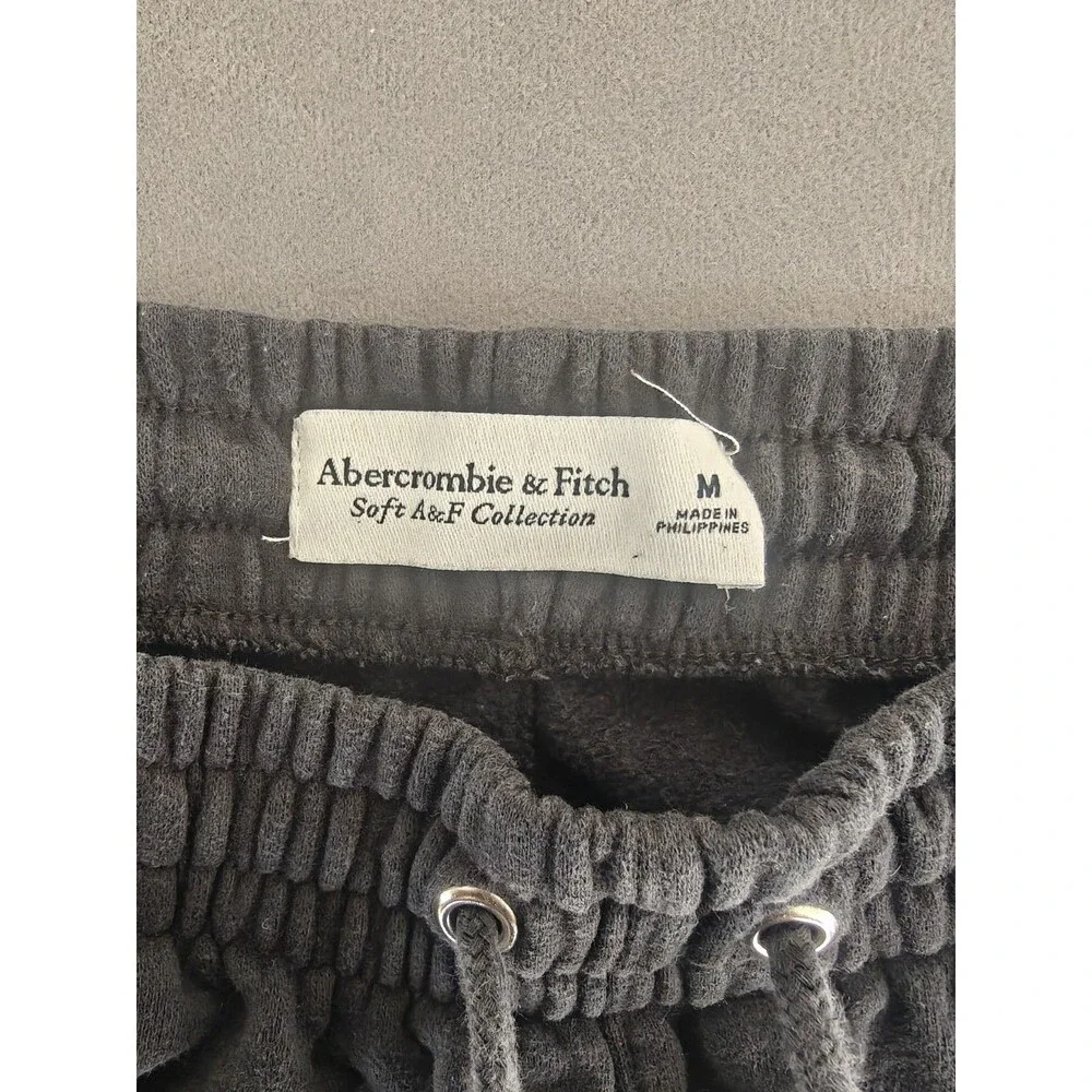Abercrombie & Fitch Soft A&F Collection Jogger Sweatpants Black Men's Medium
